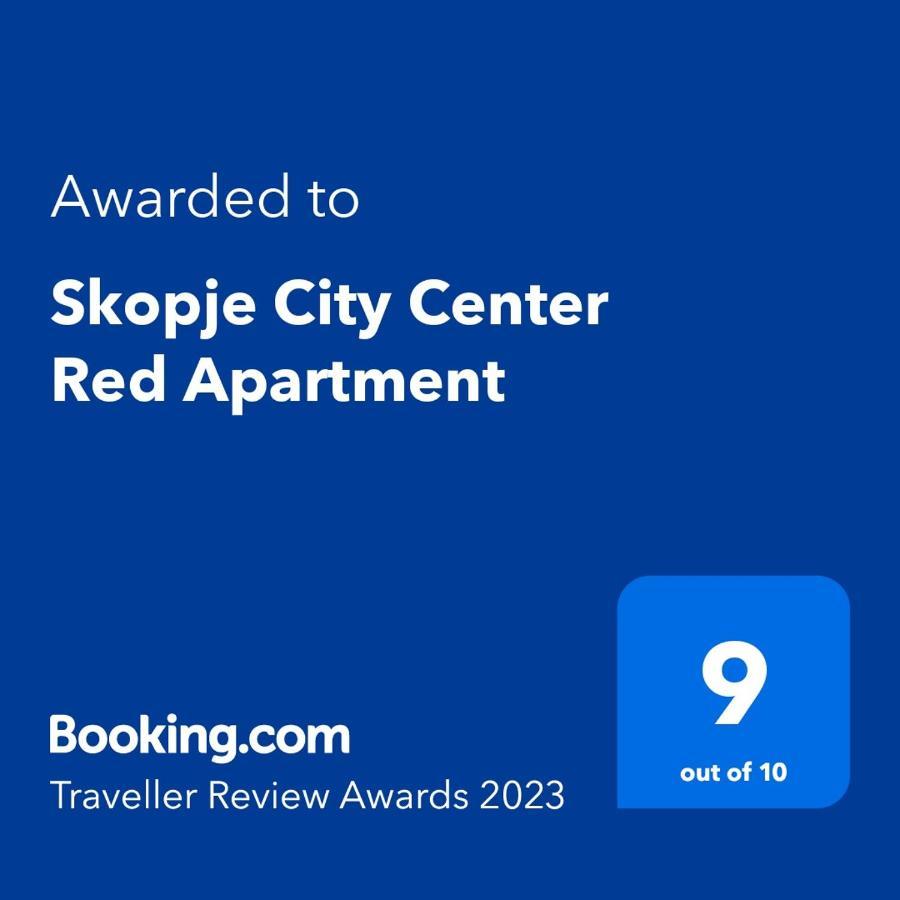 Skopje City Center Red Apartment Exterior photo
